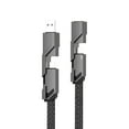 thumbnail image 1 of Cable de Carga Usb C 100W Cuatro en Uno Cable de Datos de Carga Rápida Adecuado para el Tipo C Huawei Pd Cuatro en Uno Cable de Cargador C Carga Rápida, 1 of 1