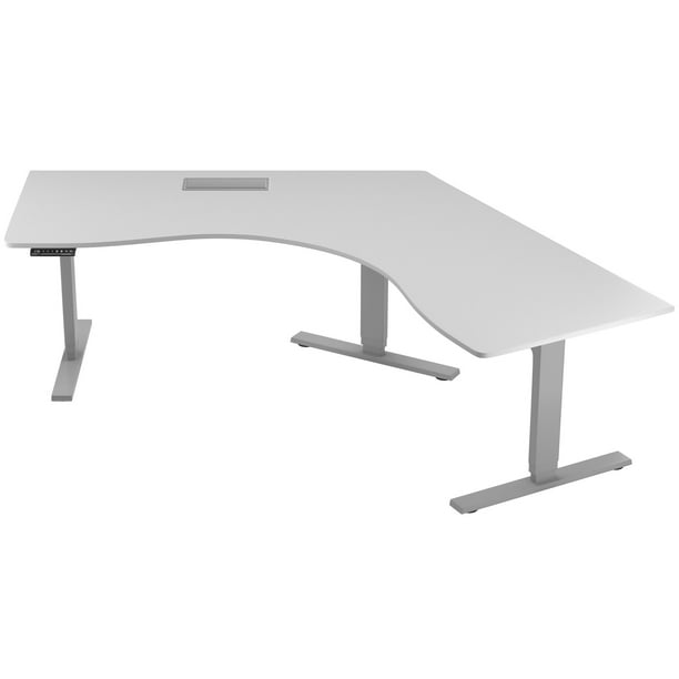 Progressive Desk Electric Standing Desk, VShaped Corner Desk