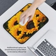 thumbnail image 6 of Pofeuu Flower Bush Sunflower Print Laptop Carrying Case,13-15-Inch Laptop and Tablet, Sleek Design, Durable and Water-Repellent Fabric, Business Casual or School-13 inch, 6 of 8