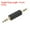 Black/Gold, variant on Uxcell Male to Male Audio Adapter, Stereo Plug Switch Audio Adapter Connector Jack Black/Gold