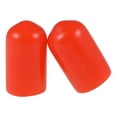 thumbnail image 2 of Uxcell  0.3'' Screw Thread Protectors End Cap Vinyl Red 50pcs, 2 of 6