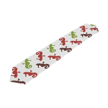 

POPCreation Hippocampus Table Runner Table Top Decoration Home Decor 13x70 inches