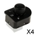 thumbnail image 1 of DYNWAVECA 3-6pack Side Mirror Switch Control Heat Knob 1J1959565F for Golf Mk4 4 Pcs, 1 of 9