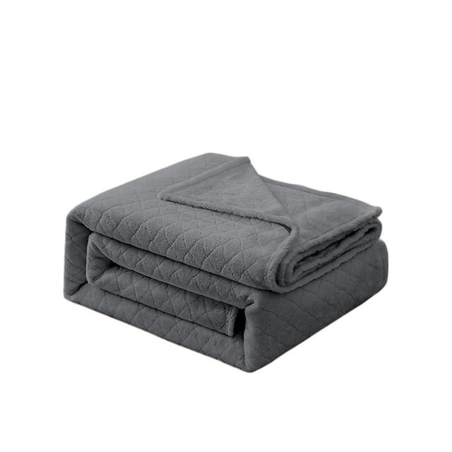 Home Savings Items!Kyusrd Summer Cooler Quilt Blanket Bed Blanket Thermal Blanket Lightweight Bed Breathable Soft Comfortable Thick Plushes Machine Washable Blanket For All Season