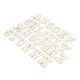 thumbnail image 5 of 26 Uds. Parches de letras de la A a la Z, parches de letras blancas, parches de costura bordados de reparación decorativos personalizados DIY, 5 of 8