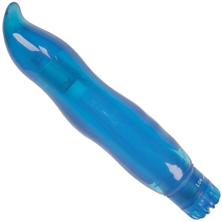 Pink B.O.B. Curvy Powerful Waterproof Vibrator - Blue