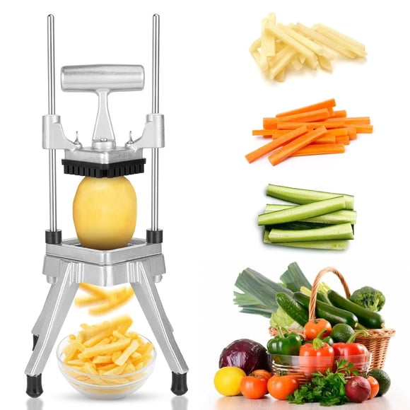 Picador Comercial de Verduras y Frutas WICHEMI Acero Inoxidable 1/4 Pulgadas