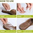 thumbnail image 7 of Bukihome Arch Support Shoe Insoles for Flat Feet – 3 Pairs Gel Arch Inserts for Plantar Fasciitis Relief, Adhesive Arch Pads to Relieve Pressure & Foot Pain (L, Transparent + Skin + Black – 3 Colors), 7 of 7