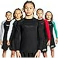 thumbnail image 3 of Elite Sports Rash guards pour Garçons et Filles, Manches Longues compression BJJ Enfants et Jeunes Maillot Dermoprotecteur (Rouge, Grand), 3 of 4