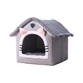 thumbnail image 1 of Cama para Gatos, Nido para Gatos, extraíble, Lavable, Nido para Gatos semicerrado para Dormir, Tienda para Gatos autocalentable, Cueva para Cachorros M, 1 of 8
