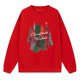 thumbnail image 2 of Suéter Gibobby Casual a cuadros con estampado de Árbol de Navidad Rojo XL, 2 of 5
