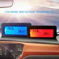 thumbnail image 7 of Digital LCD Car Temperature Meter 12V Vehicle Indoor Outdoor with Clear Display for Cars Trucks Universal Compatibility, 7 of 7