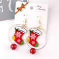 thumbnail image 2 of Yoyauz Christmas Earrings for Women Christmas Tree Earrings - Colorful Acrylic Christmas Holiday Pendant Earrings Great Christmas Gift Holiday Gifts, 2 of 2