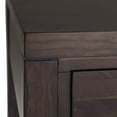 thumbnail image 5 of SIMPLIHOME Hollander SOLID WOOD Contemporary Modern 60 inch Wide Home Office Desk, Writing Table, Workstation, Study Table Furniture in Warm Walnut Brown with 2 Drawers, 5 of 5