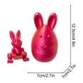 thumbnail image 3 of Moocorvic Filled Easter Eggs with Bunny, Plastic Easter Basket Stuffers Toys Party Favors Funny Gifts for Kids, 3 of 6