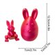 thumbnail image 3 of Xihbxyly Conejito de Pascua con Articulaciones Móviles Impresas En 3D, Colores Vibrantes y Diseño Detallado, Regalo Decorativo de Pascua, Festividades de Primavera, Exquisito Adorno de Escritorio, 7, 3 of 5