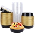 thumbnail image 1 of Mini Ramekins with Lids oz Disposable Aluminum Foil Cake Baking Tins Pans Creme Brulee Tart Pie Tins Silver Small Individual Round Containers Oven for Baking, 1 of 7