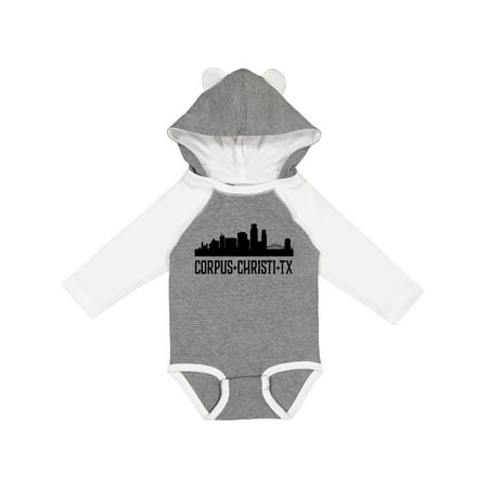 

Inktastic Corpus Christi Texas Skyline Gift Baby Boy or Baby Girl Long Sleeve Bodysuit
