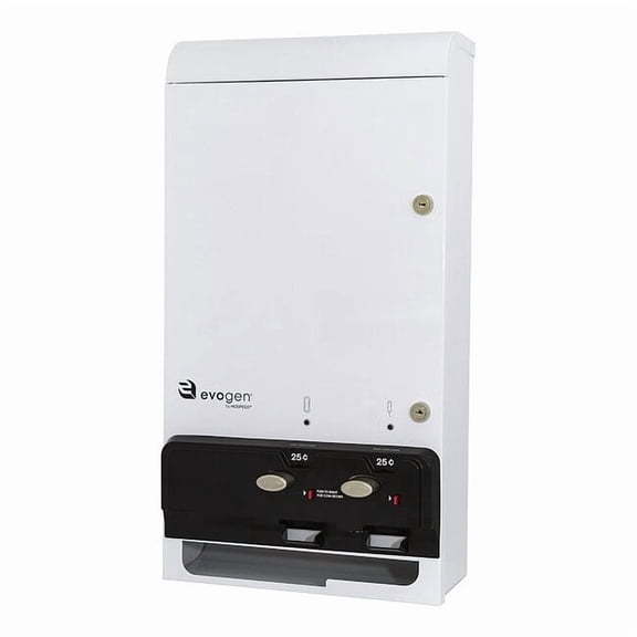 Evogen Sanitary Napkin/Tampon Dispenser,Metal EV1-25