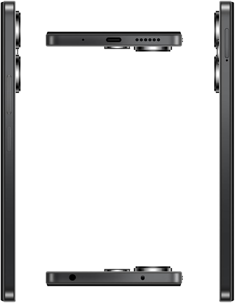 Xiaomi Redmi 13 4G, 128GB+6GB RAM, Dual SIM, Factory Unlocked GSM (T-Mobile, Mint, Tello & Global) International Version - (Midnight Black)