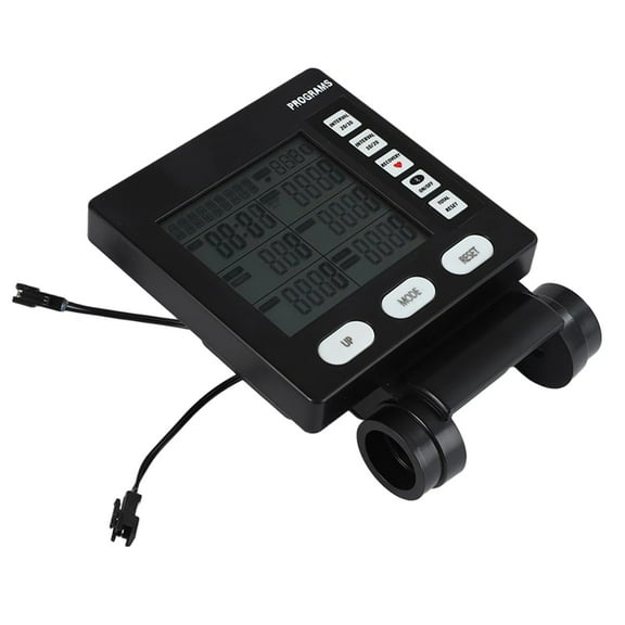 Multifunctional LCD Digital Rowing Machine Counter Fitness Speedometer with Heart Rate and Mileage Tracking for Distance