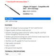 thumbnail image 2 of Right Liftgate Lift Support - Compatible with 2007 - 2014 Chevy Tahoe 2008 2009 2010 2011 2012 2013, 2 of 2