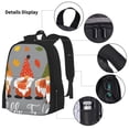 thumbnail image 3 of Easygdp Hello Fall Gnomes Mochila para Niños y Niñas con Set de Caja de Almuerzo y Estuche para Lápices 3 en 1, Mochila Escolar Estampada para Adolescentes, 3 of 7