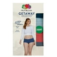 thumbnail image 3 of Fruit of the Loom Women's Getaway Collection, Cooling Mesh Boy Short Underwear, 4-Pack, 3 of 12