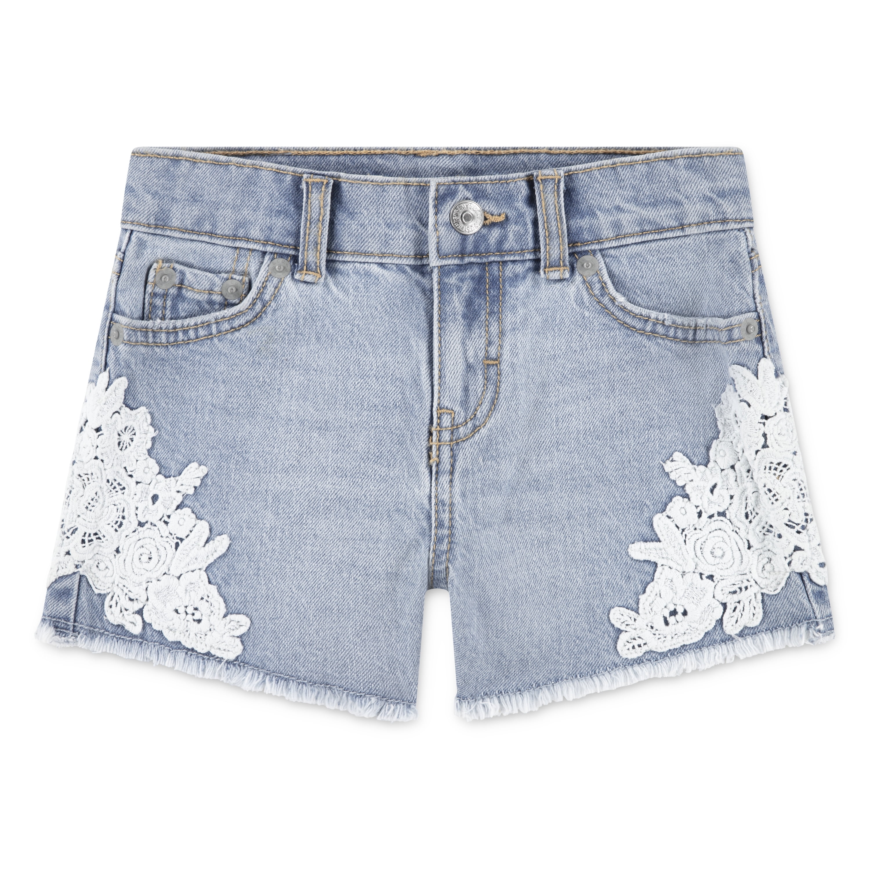 Levi Girls Printed A-Line Shorts, Sizes 4-16