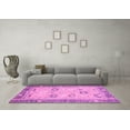 thumbnail image 3 of Ahgly Company Indoor Rectangle Oriental Pink Traditional Area Rugs, 5' x 7', 3 of 4
