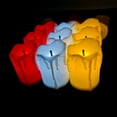 thumbnail image 3 of Velas LED con luces de plástico, velas sin llama con pilas pequeñas, 12 Uds., 3 of 8