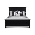 thumbnail image 2 of New Classic Furniture Tamarack Contemporary Solid Wood 4/6 Full Bed in Black, 2 of 8