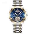 thumbnail image 5 of Reloj multifunción de acero inoxidable con tourbillon para hombre, reloj de moda resistente al agua con luz nocturna para hombre, reloj de acero para hombre, 5 of 5