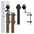 thumbnail image 4 of Bypass Kit de Matériel pour Porte Coulissante en Forme de J pour Système de Porte Courbée à Double Action Moderne, Facile à Installer, 4 of 6