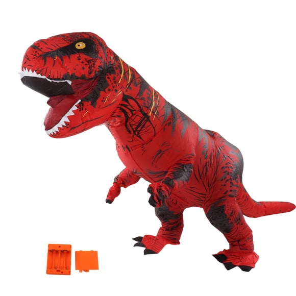 Disfraz inflable de dinosaurio T Rex Nikou rojo 150-190 cm