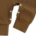 thumbnail image 6 of mgoYE Newborn Baby Boy Girl Clothes Hi I'm New Here Coming Home From Hospital Outfits Gender Neutral One Piece Romper(Brown,0-3 Months), 6 of 6
