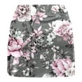 thumbnail image 3 of Women Floral Printed Workout Skirt Skorts Casual Stretchy High Waisted Gym Yoga Tennis Skorts with Mini Skirts, 3 of 5