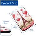thumbnail image 4 of Valentine's Day Car Armrest Cover 12.5x8.2 Inch Soft Comfortable Furry Printed Accessory - Armrest Accessories, 4 of 6