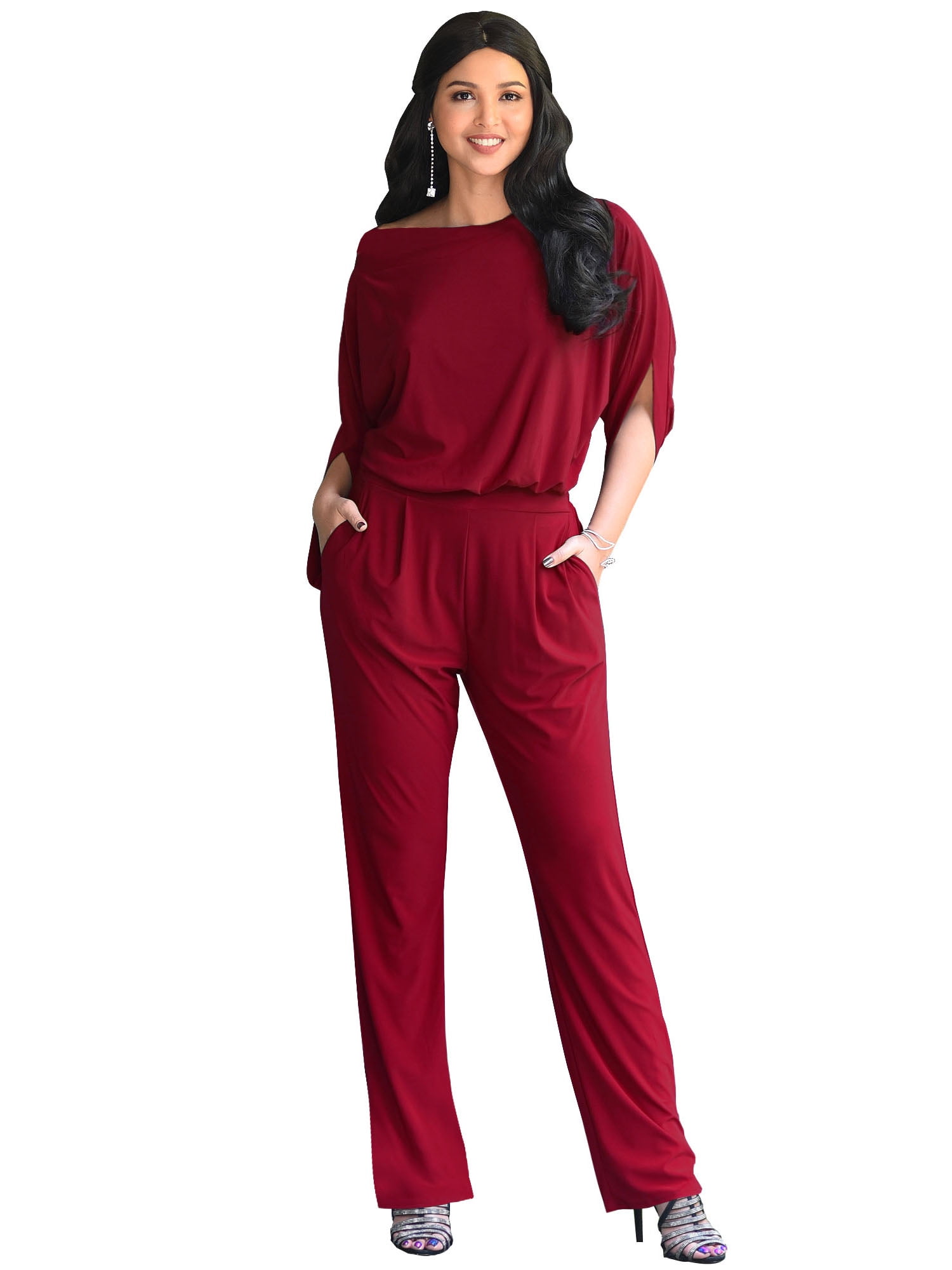 red dressy rompers and jumpsuits