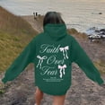 thumbnail image 6 of XIAOCHA Mens Bow Letter Print Hoodie Oversized Long Sleeve Hooded Pullover Hoodie Soft Feminine Casual Hoodies, 6 of 7