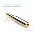 thumbnail image 4 of Male to Female Stereo Audio Adapter Converter Audio Connector Headphone Jack Plug, 4 of 6
