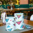 thumbnail image 3 of Yayeee Flameless Candles with Remote Flickering Battery Operated Multi Color Changing, Red Triangles, 3 of 7