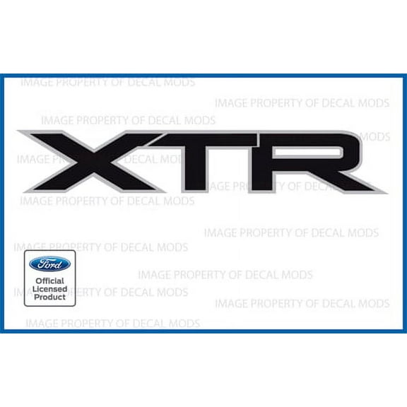 Super Duty XTR Decals Truck Stickers BLACK for Ford F150 - FB (2004-2014)