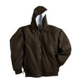 thumbnail image 1 of Tri-Mountain Bay Watch 3600 Nylon hooded jacket, Large, Brown, 1 of 2