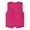 Hot Pink, variant on Kids Boys Girls Buttons Volunteer Activity Vest Solid Color Sleeveless Waistcoat Party Red M