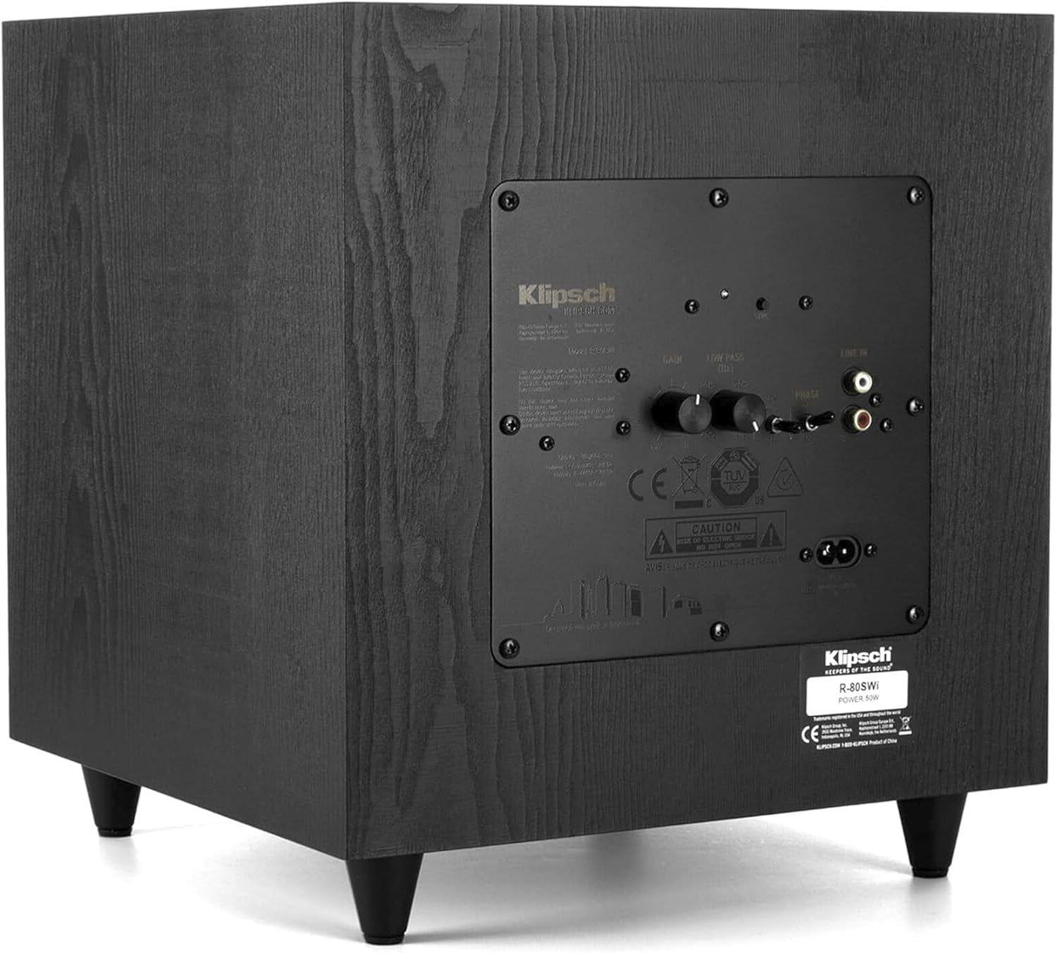 240911h　動作美品　klipsch r-80swi　サブウーファー Amazon.com: Klipsch R-80SWi 8-inch 150W Wireless Subwoofer