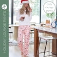 thumbnail image 5 of Hello Mello Holiday Lounge Soft Pants Pajama Bottoms, Baking Spirits Bright Small/Medium (Women's), 5 of 6