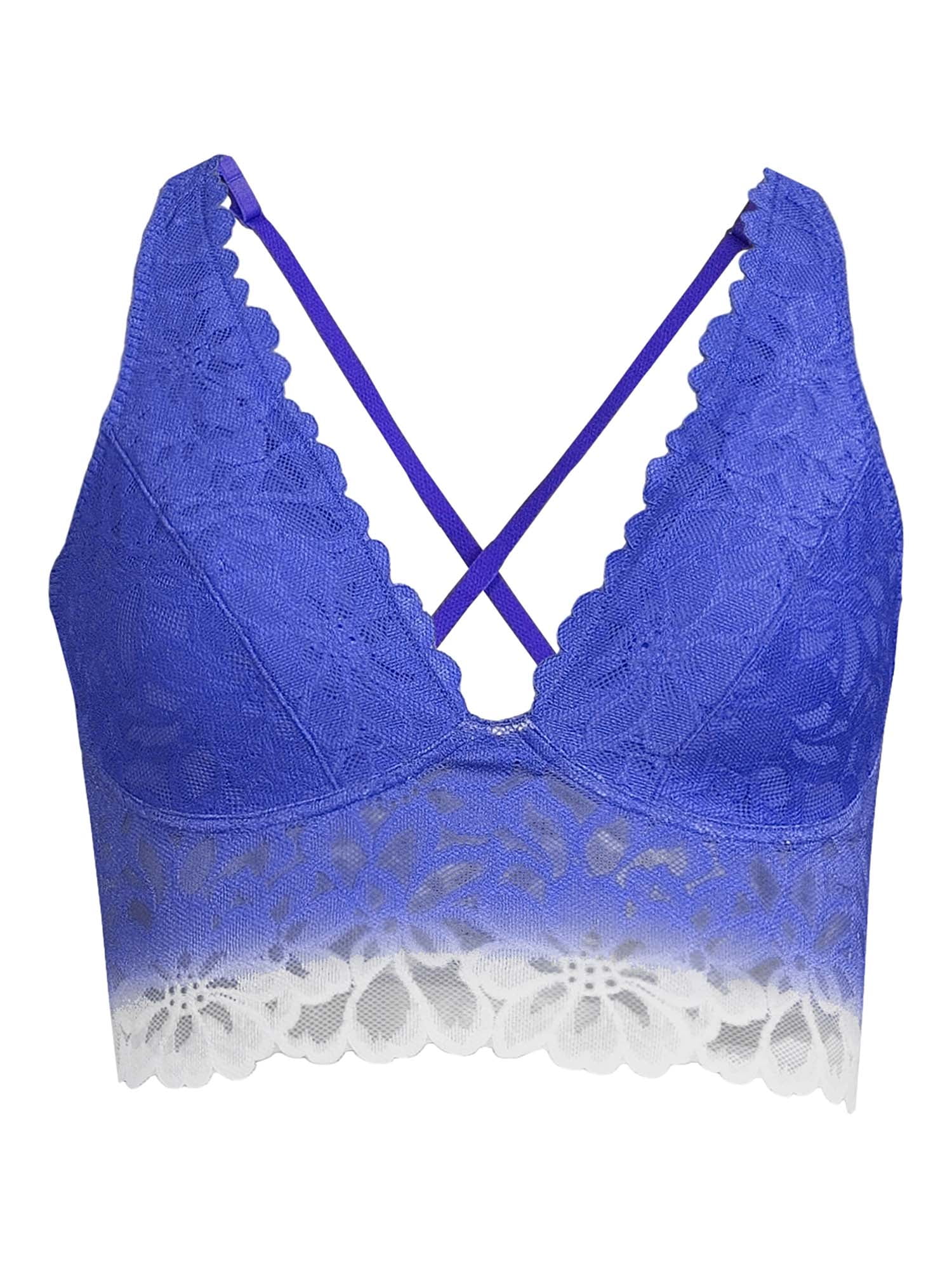 No Boundaries Juniors Longline Lace Bra