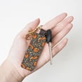 thumbnail image 4 of Wukai Fox And Mushroom Print Leather Car Keychain, Universal Key Fob Keychain, Leather Key Chain Holder for Men and Women,360 Degree Rotatable, 4 of 5