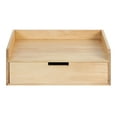 thumbnail image 3 of Kate and Laurel Kitt Modern Floating Wall Shelf, 18 x 6.5 x 12, Natural, Wood Shelf For Storage and Display, 3 of 7